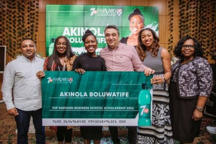 7Up Awards Prestigious Harvard Business School Scholarship to Boluwatife Akinola