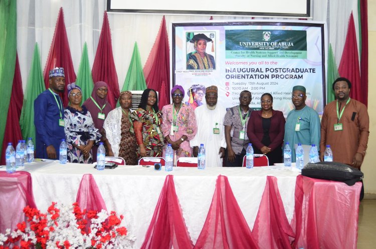 UNIABUJA Centre for Health Systems Support Holds Orientation for 2023/2024 Postgraduate Students