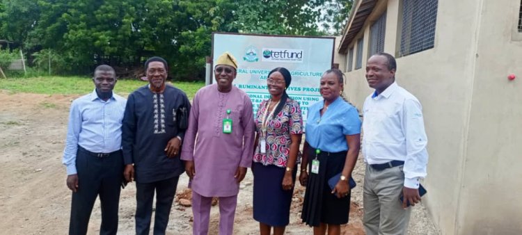 FUNAAB Vice-Chancellor Commissions 30-Unit Small Ruminant Pen for COLANIM Farm in Abeokuta