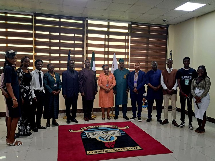 Renowned Gospel Film Maker Evangelist Mike Bamiloye Visits LASU Vice Chancellor