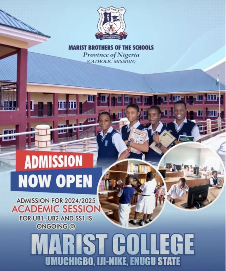 Admissions for 2024/2025 Academic Year in Marist College Now Open