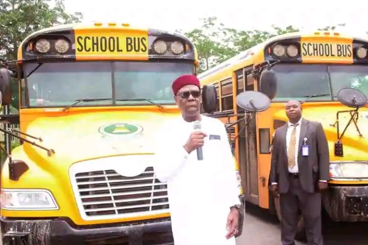 Adamawa State University Receives Generous Donation of Four Buses from Governor Fintiri