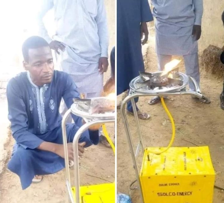 Bauchi State Indegene Hamza Abubakar Creates Revolutionary Solar Stove Cooker