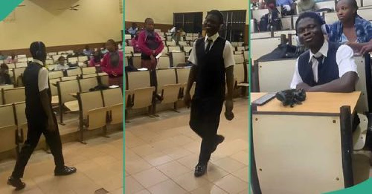 UNEC Law Student Wears Uniform to Night Class to Meet up With 8am Exam