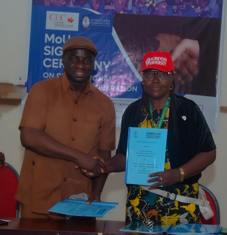 Achievers University and John Kollyns Technical Training Institute Forge Strategic Partnership