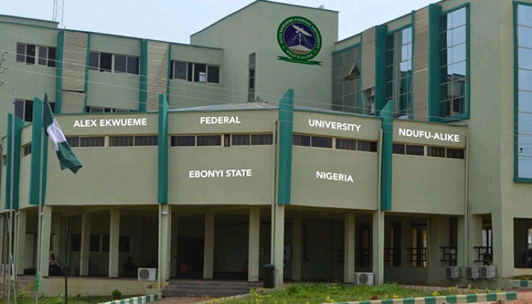 Alex Ekwueme Federal University Extends 2024/2025 POST UTME/Direct Entry Registration Deadline