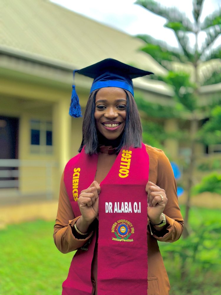 Bowen University Unveils Dr. Omotoke Alaba as Best-Graduating MBBS Student