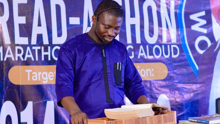 Nigerian Man Breaks World Record for Longest Marathon Reading Aloud