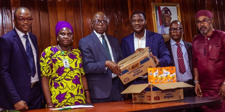 Ogun State Government Applauds BIC for Donating 50,000 Writing Tools to Public School Students