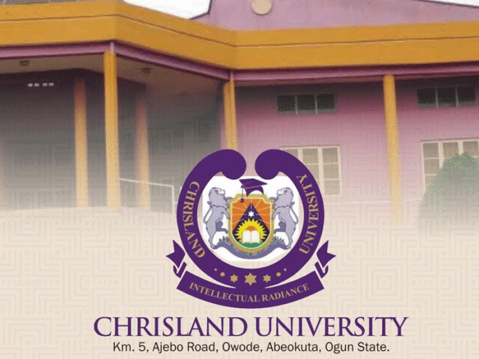 Chrisland University Opens Admissions for 2024/2025 Academic Session