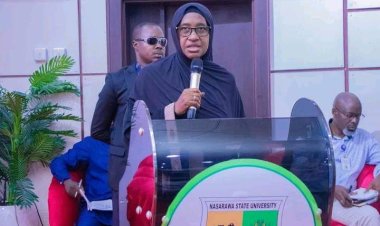 NSUK's First Female Vice-Chancellor Delivers Tribute-Laden Speech at Staff Reception