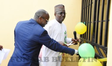 FUNAAB Vice-Chancellor, Prof. Babatunde Kehinde, Inaugurates UNAAB Microfinance Bank Branch in Camp/Apakila Junction.