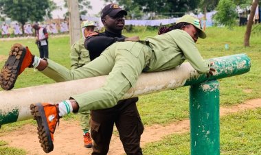 Man O' War Unit Hosts Rally for Corps Members at NYSC Adamawa Orientation Camp