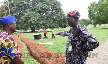 FUNAAB Enhances Infrastructure with New Electricity Cable Installation