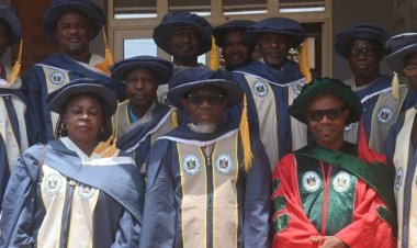 KWASU VC Prof Shaykh-Luqman Jimoh and DVC Prof Mahmud Jimba Officially Inducted into CILGPAN