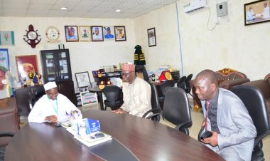 FULAFIA VC Prof Shehu Abdul Rahman Welcomes Dr. Joseph Ochogwu of IPCR