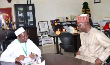 Federal University Lafia VC Professor Shehu Abdul Rahman Receives Director-General of Institute for Peace and Conflict Resolution