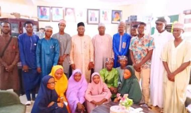 Jama'a Emirate Students' Association Pays Courtesy Visit to Acting Registrar of Federal College of Education, Zaria