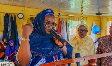 Peaceful Reflection During Jumat Service at NYSC Camp