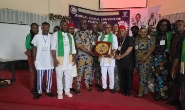 Ezeala Ferdinand Akano Invested as Grand Ambassador at Global IMSU Alumni Convention