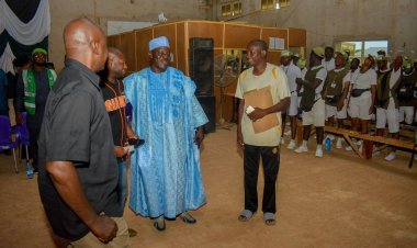 Rtd Deputy Director, Mr. Freeman Tumba Kwaya, Delivers Motivational Lecture to Corps Members