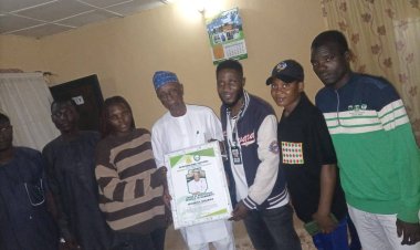 NASSA IMAP President Comr. Ezra Gajere Iwas Awards Teaching Services Commission Chairman