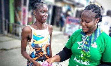 Rivers State Girl Guides Participate in Community Health Service Road Walk