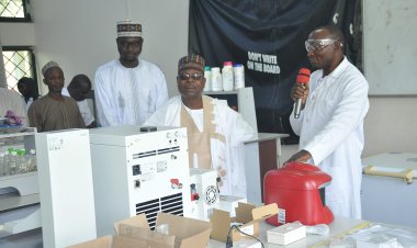 VC Abu Kasim Adamu Inaugurates ₦35 Million Research Equipment at Ibrahim Badamasi Babangida University