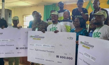 FUTA Alumnus, John Akinloye, Wins Unity Bank's Entrepreneurship Competition at NYSC Orientation Camp