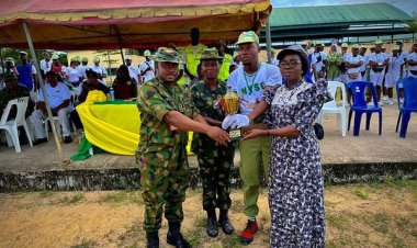 Number Five, Three, and One Guards Triumph in Inter-Platoon Drills Competition at NYSC Camp