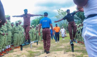 Man O' War Activities Energize NYSC Permanent Orientation Camp, Bayelsa State