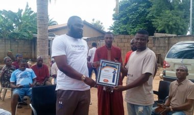 PAAU: Omala Students Association Honours Hon. Edibo Ameh Mark with Certificate of Appreciation