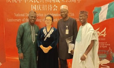 FUNAAB Vice-Chancellor Congratulates China on 75th Anniversary, Highlights Agricultural Collaboration