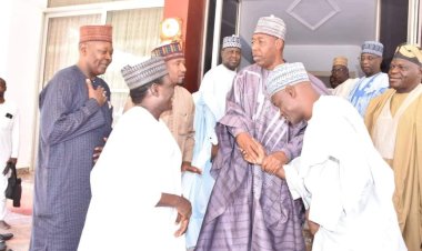 University of Maiduguri Delegation from Nasarawa State Visits Borno Governor Over Flood Disaster