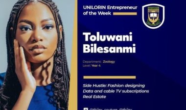 UNILORIN Zoology Student Excels as Entrepreneur in Fashion, Data Services, and Real Estate