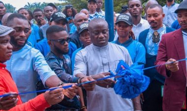 Akwapoly Rector Unveils New Signage for Mass Communication Department as Ibanga Isine Announces ₦100,000 Prize for Top Graduate