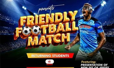 NUMSA Organizes Friendly Football Match Between Returning Students and Freshers at Akwa Ibom State University