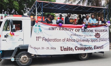 UNILAG Leads Carnival Procession Ahead of 11th All Africa University Games