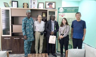 FUNAAB Hosts Japanese Professors in Bid to Strengthen International Academic Partnerships