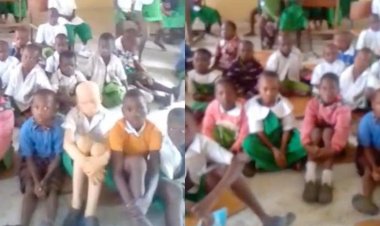 Over 200 Pupils Sit on Bare Floors at Ughievwen Primary School in Delta