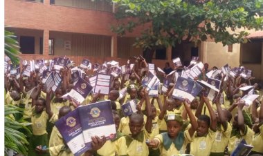Ikeja Dynamic Lions Club Distributes Essential learning materials, Calls for Support in Educational Development