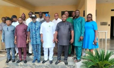 Hon. David A. Ogewu Pays Courtesy Visit to Benue State University VC Prof To Joel Iorapuu