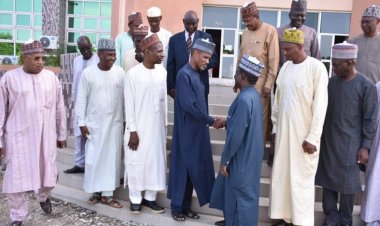 UNIMAID Vice-Chancellor Welcomes Deans on Congratulatory Visit