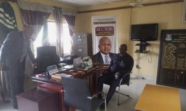 Rev. Dr. Frederick Ikyaan Pays Unscheduled Visit to Akawe Torkula Polytechnic (ATPOLY) Makurdi