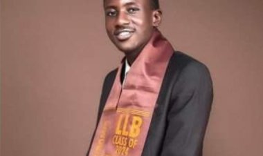 Outstanding Nigerian Graduate Achieves First-Class Law Degree with Best Student Award
