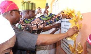 Ikorodu North LCDA Chair, Adeola Banjọ, Commissions New Classrooms at Gbágà Community Junior High School