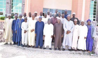 UNIMAID Vice Chancellor Receives Congratulatory Visit from Directors
