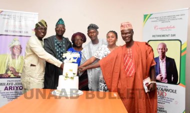 PBST Department Honours Professors Ariyo, Ojo for Outstanding Contributions to FUNAAB