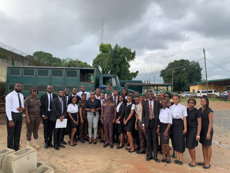 IMSU Law Faculty Visits Nigeria Correctional Service to Advocate for Inmates' Rights