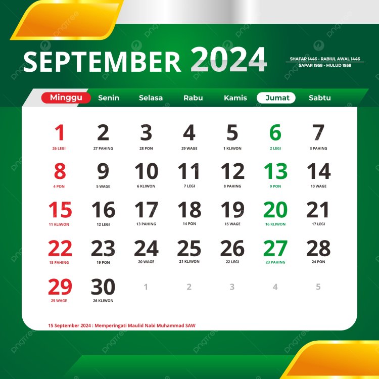 Public Holidays and Key Events in September 2024